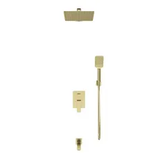 Душевая система скрытого монтажа GROSSMAN 501.K35.05.320 золото сатиновый Душевая система скрытого монтажа GROSSMAN 501.K35.05.320 золото сатиновый