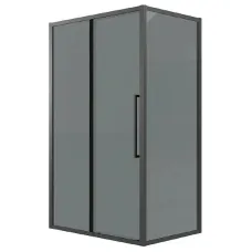 Душевое ограждение GROSSMAN 100.K33.02.100.21.10-200.K33.02.90.21.10 черный матовый Душевое ограждение GROSSMAN 100.K33.02.100.21.10-200.K33.02.90.21.10 черный матовый