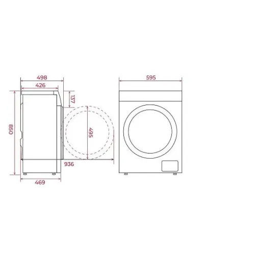Стиральная машина LEX LWM08012WBTHID slim