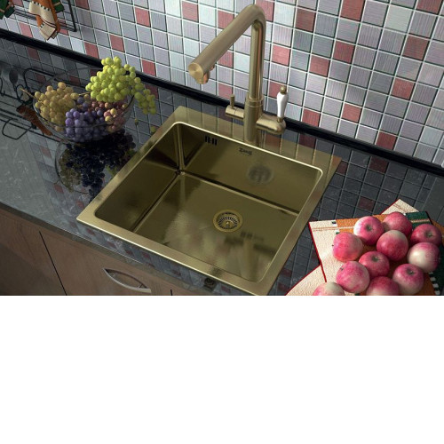 Мойка ZORG INOX PVD SZR-51 бронза