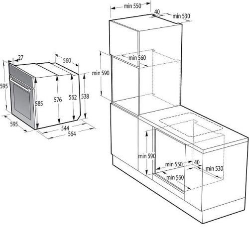 Духовой шкаф GORENJE BOS6737E05DBG