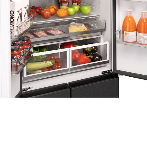 Холодильник WEISSGAUFF WFD 450 Built-in Inverter NoFrost Dark Inox
