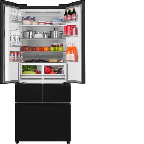 Холодильник WEISSGAUFF WFD 450 Built-in Inverter NoFrost Dark Inox