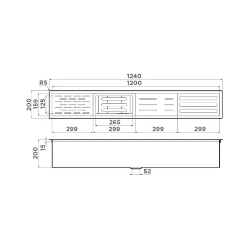 Сушка для посуды OMOIKIRI DRY-01-GM (4999107)