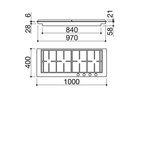 Варочная поверхность BARAZZA 1PBF104