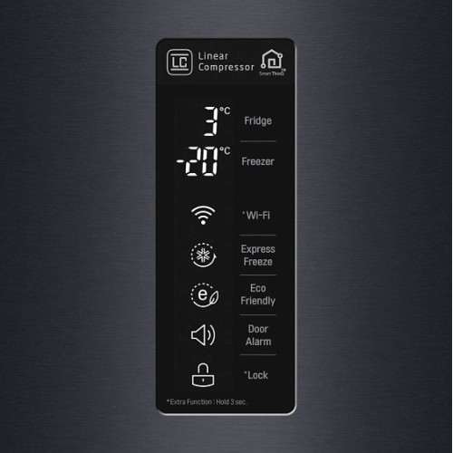 Холодильник LG GB-B60MCFFS черный