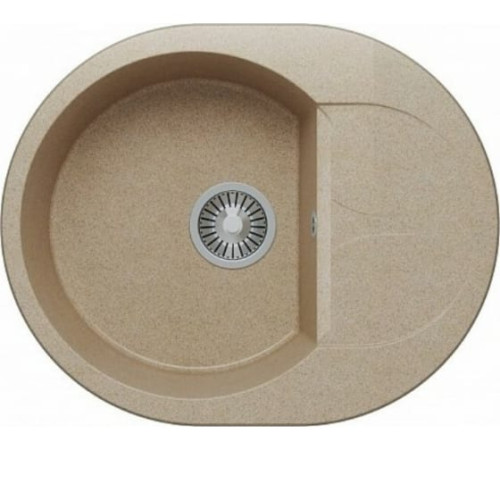 Кухонная мойка POLYGRAN Atol-620 №302 песочный