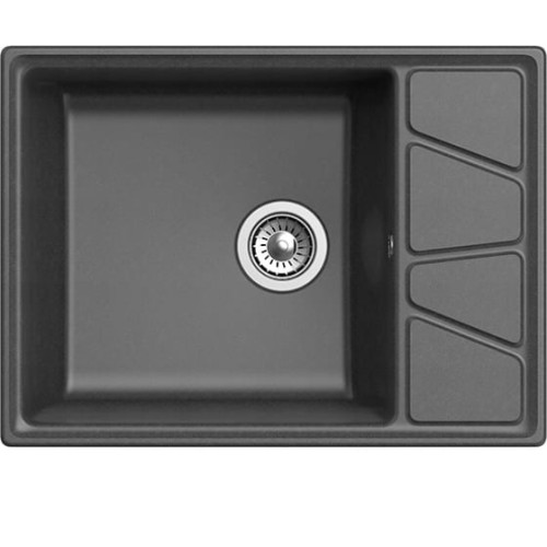 Кухонная мойка GRANFEST GF-V-680L графит