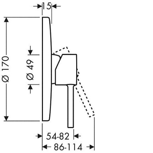 Смеситель AXOR Starck 10616000