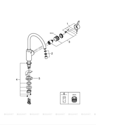 Смеситель GROHE Via Cosmo 30431DC0