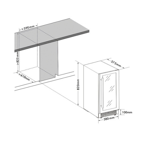 Винный шкаф CELLAR PRIVATE CP027-2TB
