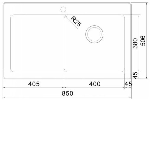 Кухонная мойка OULIN OL-BL104WL