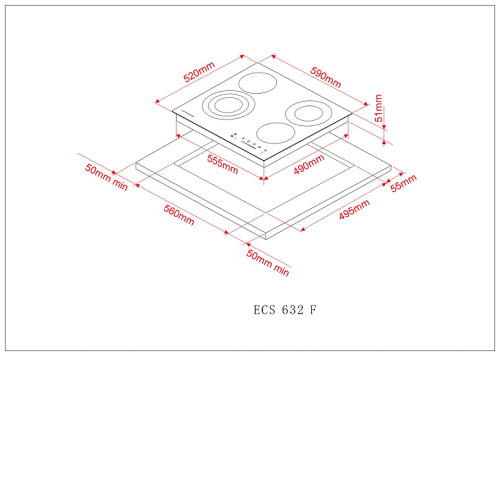 Варочная поверхность KUPPERSBERG ECS 632 F
