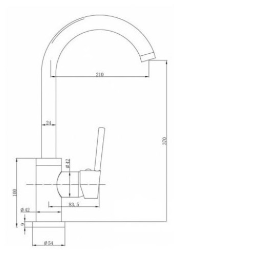 Смеситель EMAR ЕС-3004 хром