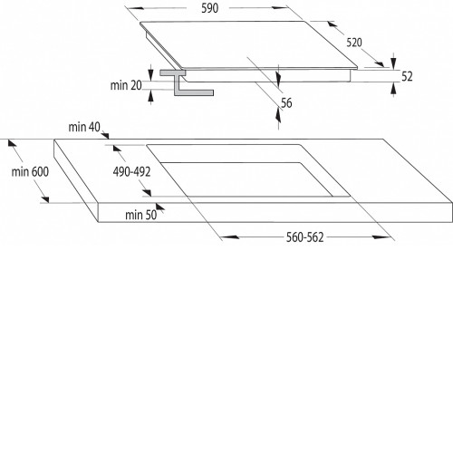 Варочная поверхность GORENJE ISC646BSC
