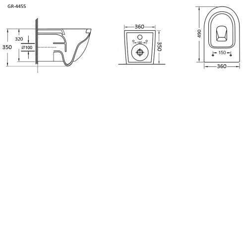 Унитаз GROSSMAN GR-4455MS