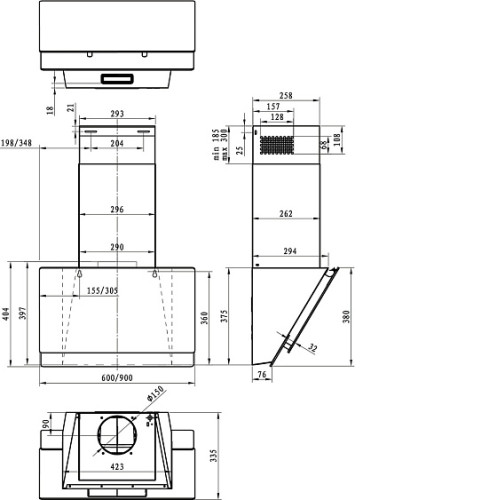 Вытяжка GORENJE WHI649B21S