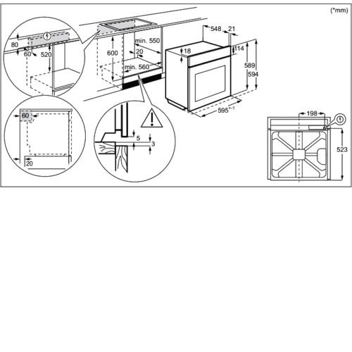 Духовой шкаф ELECTROLUX OKE8C39WX