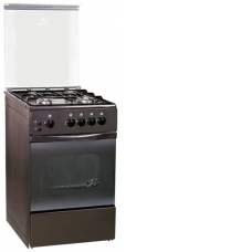 Газовая плита GRETA 1470-00-07 коричневая стекло