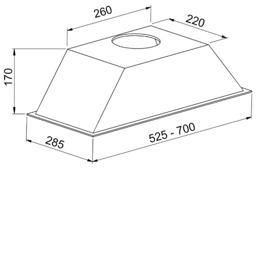 Вытяжка ZIGMUND SHTAIN K 006.71 S