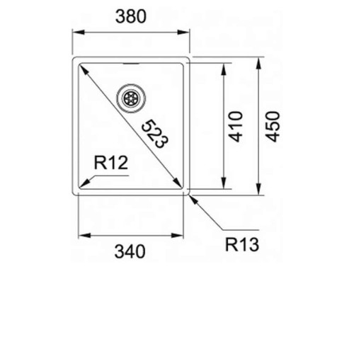 Кухонная мойка FRANKE BXX 210/110-34 нержавеющая сталь (127.0369.056)