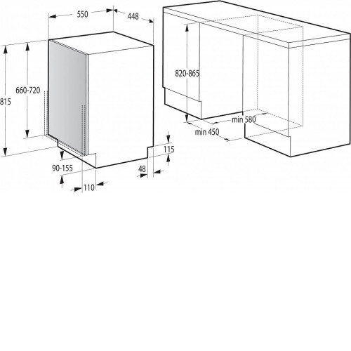 Посудомоечная машина GORENJE GV520E10S