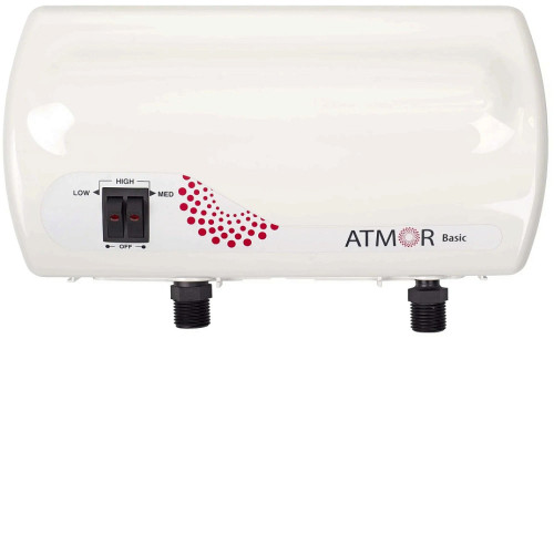 Проточный водонагреватель ATMOR basic 5 квт кран