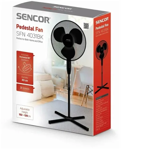 Вентилятор SENCOR SFN 4031BK