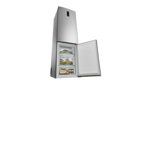 Холодильник LG GB-B60PZDZS серебристый