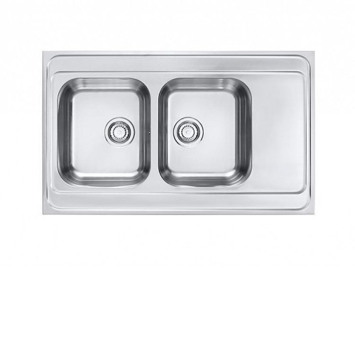 Кухонная мойка ALVEUS Classic Pro 80 SAT-90 1130472 (в комплекте с сифоном)