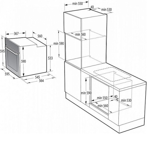 Духовой шкаф GORENJE BO6712E02XK