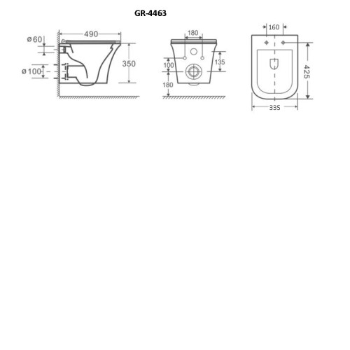 Унитаз GROSSMAN Classic GR-4463S