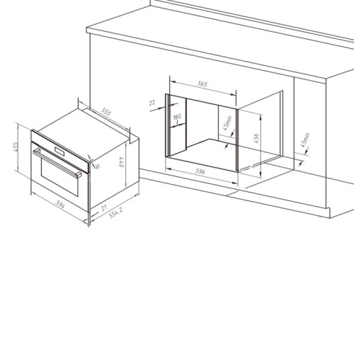 Духовой шкаф MAUNFELD AMCO537GW