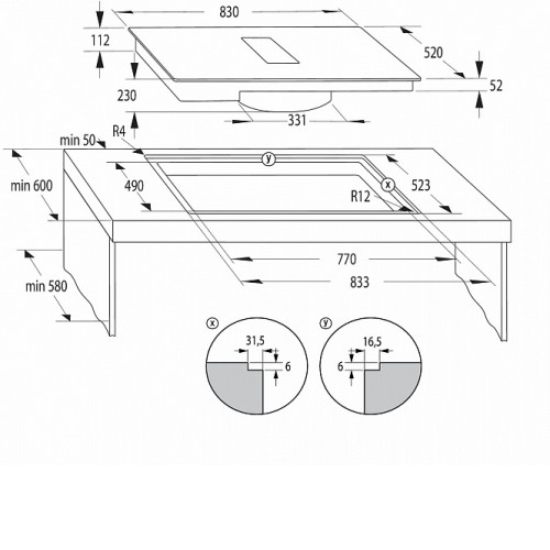Варочная поверхность GORENJE HET949BSC