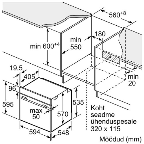 Духовой шкаф BOSCH HBA533BB0S