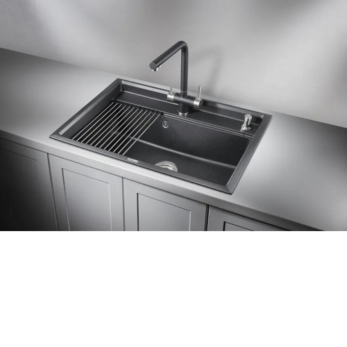 Кухонная мойка GRANULA KS-7301 чёрный