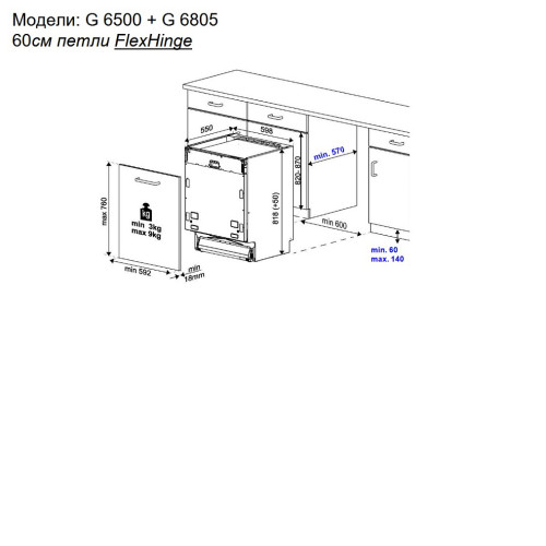 Посудомоечная машина KUPPERSBUSCH G 6500.0 v