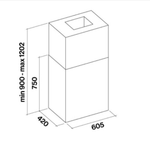 Вытяжка FALMEC DESIGN ALTAIR ISOLA 60 INOX (800)