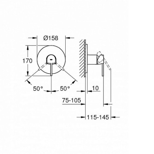 Смеситель GROHE Plus 24059003