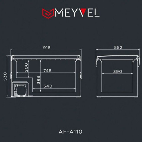 Автохолодильник MEYVEL AF-A110
