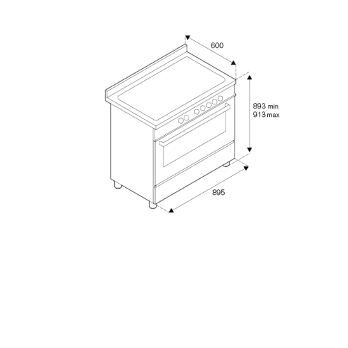 Варочный центр BERTAZZONI PRO95I1EBIT