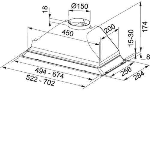 Вытяжка FRANKE 305.0482.701 FRANKE FBI 712 GR V2