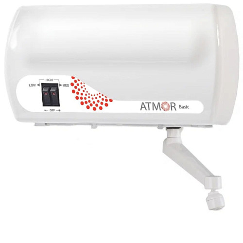 Проточный водонагреватель ATMOR basic 5 квт кран