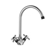 Смеситель DECOROOM DR51028 черный/хром