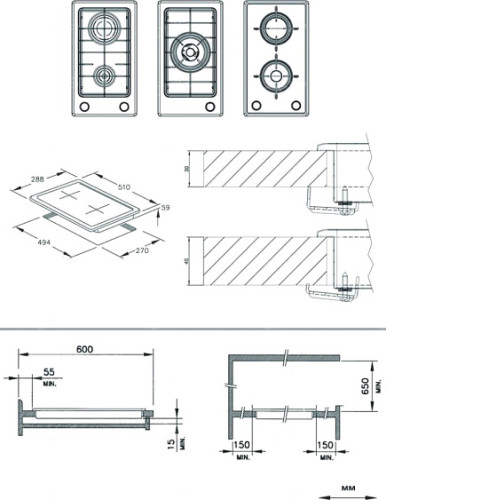 Поверхность HOTPOINT-ARISTON 7hdk 20 gh ru/ha