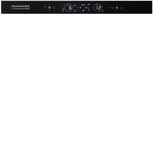 Винный шкаф DUNAVOX DVS-19.50B