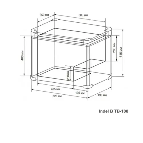 Автохолодильник INDEL B Travel Box STEEL TB100 STEEL BLACK