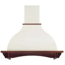 Вытяжка FALMEC IRIS/TULIP WHITE WALNUT 90 (пристенная,белый корпус+орех) CT