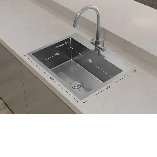 Кухонная мойка GRANFEST METAL 6045 inox