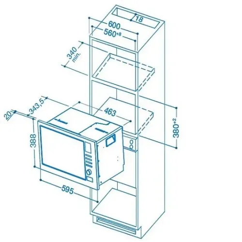 Микроволновая печь INDESIT mwi 122.1 x